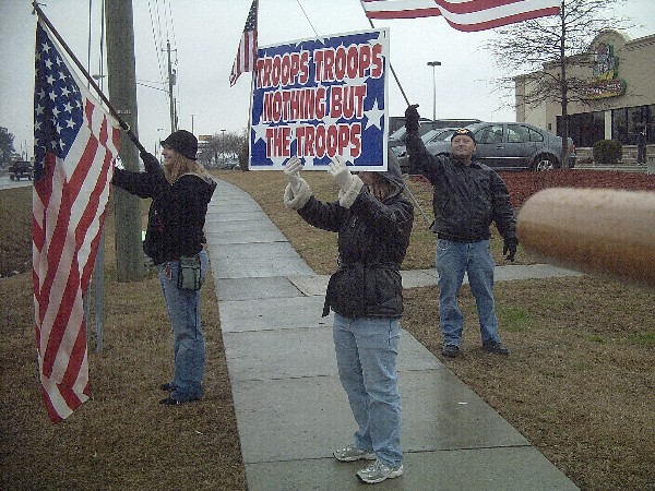 Supporting the Troops
